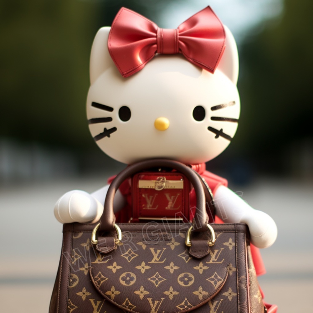 HELLO KITTY X LOUIS VUITTON 11X14 PRINT BY THE ARTIST DENARDAI